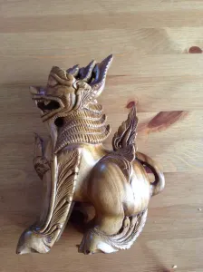 Wooden Lion from Thailand