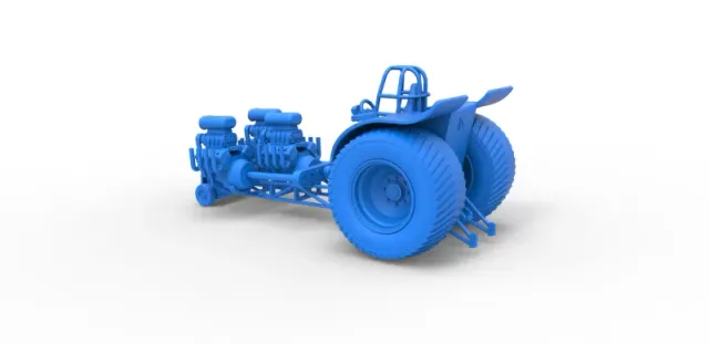 Diecast Pulling tractor with 3 engines V8 Version 4 1:25 — Фото 21 из 31