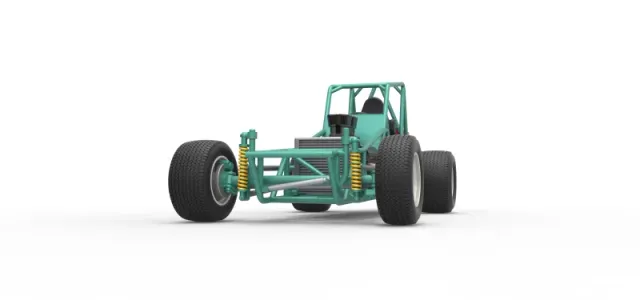 Vintage Northeast Dirt Modified stock car Base Scale 1:25 — Image 6 of 31