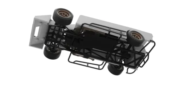 Small Block Supermodified race car Scale 1:25 — Image 3 of 31