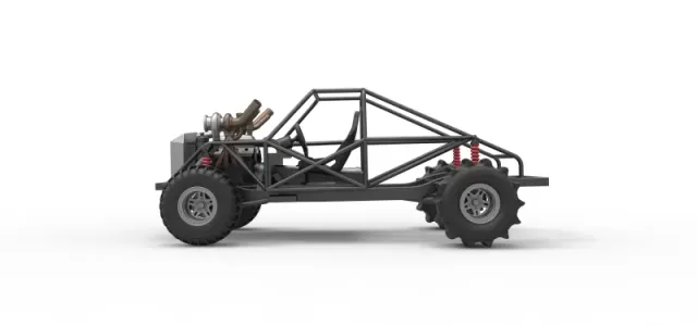 Uphill Sand Racing Dragster Base Version 3 Scale 1:25 — Фото 8 из 26