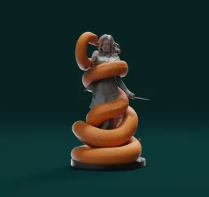 Magical Hermione Snake 3D Print
