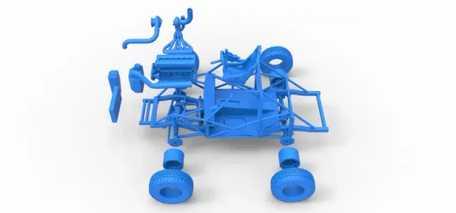 Uphill Sand Racing Dragster Base Scale 1:25 — Фото 27 из 29