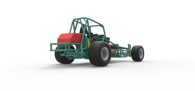 Vintage Northeast Dirt Modified stock car Base Scale 1:25 — Image 19 of 31