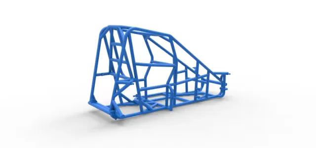 Frame of Pavement 600 Micro sprint car Scale 1:25 — Фото 12 из 17