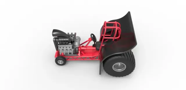 Diecast Mini Rod pulling tractor Scale 1 to 25 — Image 7 of 31