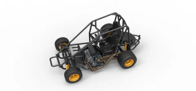 600 Micro sprint car Base Scale 1:25 — Image 4 of 31