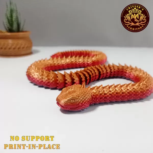 Articulated Spiky Viper Snake — Фото 3 из 5