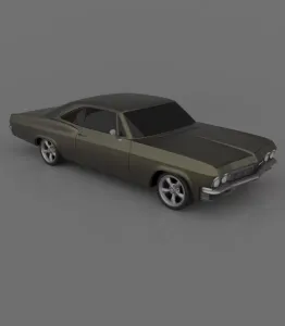 1965 Chevrolet Impala 3D Printed Model