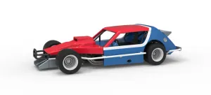Vintage Asphalt Modified stock car V10 Scale 1:25