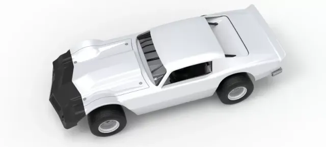 Vintage Dirt late model Race car Version 3 Scale 1:25 — Фото 4 из 29
