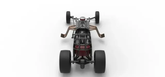 Vintage Front engine dragster Base Version 5 Scale 1:25 — Фото 15 из 19