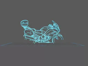 Yamaha - FRJ 1300 Wall art