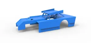 Shell of Figure 8 Modified stock car Scale 1:25