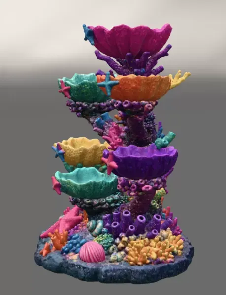 Colorful Coral Reef Tree Organizer STL File for 3D Print — Фото 10 из 17