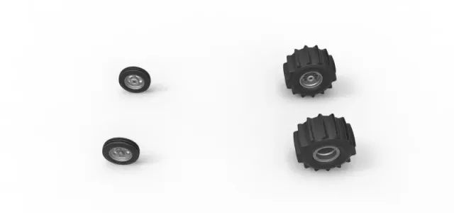 Wheel set of Dirt Dragster Scale 1:25 — Image 6 of 12