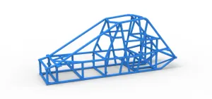 Frame of Experimental Pavement Silver Crown Car V2 Scale 1:25