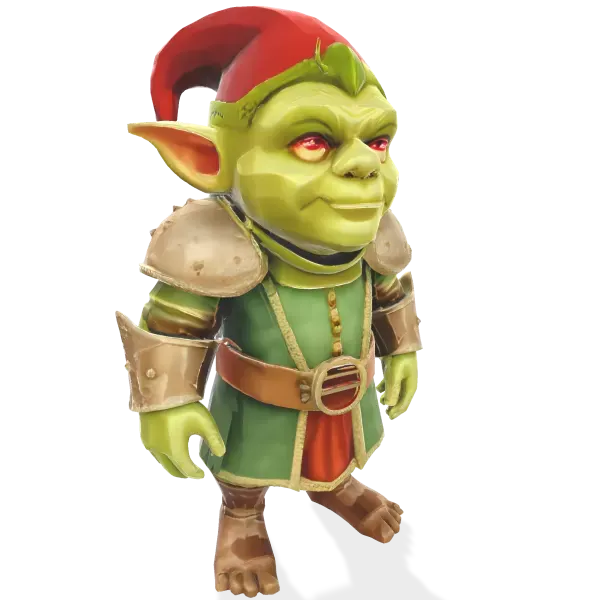 Fantasy Goblin Guard Character — Фото 2 из 10