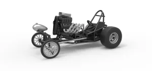 Vintage Front engine dragster Base Version 2 Scale 1:25