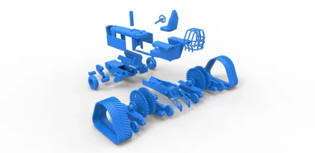 Pro Stock Pulling Tractor Version 3 Scale 1:25 — Фото 29 из 31