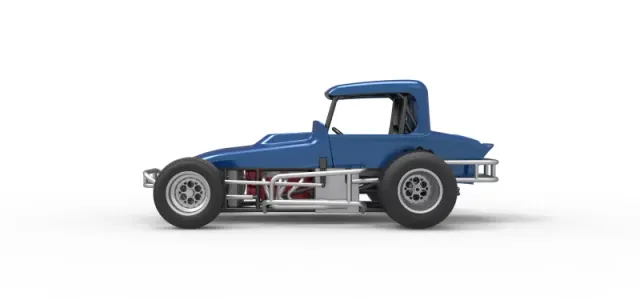 Vintage Sprint car Version 2 Scale 1:25 — Фото 9 из 31