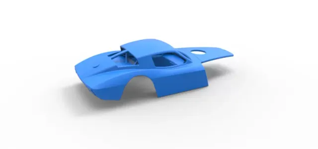 Shell of Vintage Asphalt Modified stock car V2 Scale 1:25 — Фото 14 из 22