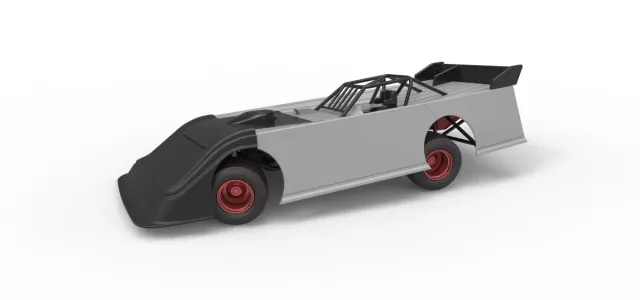 Super Dirt Late model while turning Version 2 Scale 1:25 — Фото 31 из 31