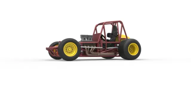 Vintage Sprint car Base Scale 1:25 — Фото 2 из 30