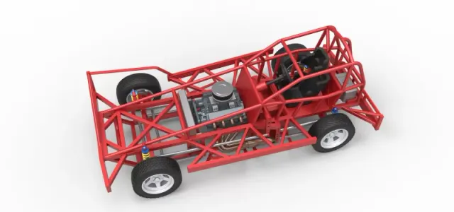 BriSCA Formula 1 Stock Car Base for Dirt Scale 1:25 — Фото 4 из 31
