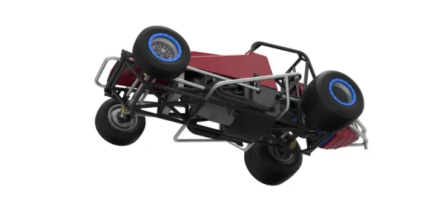 Vintage Dirt Silver Crown Car Scale 1:25 — Image 3 of 30