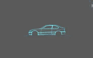 BMW - E36 Compact Wall Art