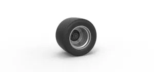 Wheel from Asphalt Modified stock car Version 6 Scale 1:25