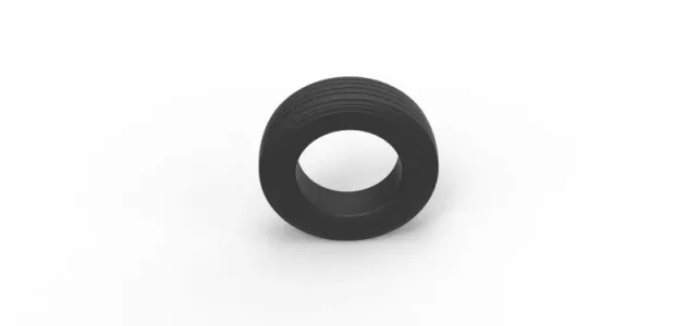 Semi truck tire 9 Scale 1:25 — Image 6 of 7