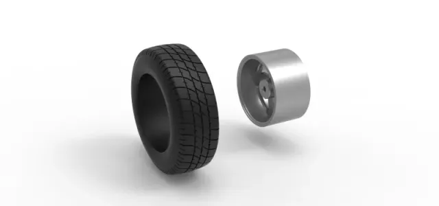 Rear wheel of BriSCA Formula 2 Stock Car Scale 1:25 — Фото 11 из 12