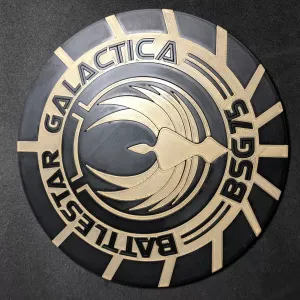 Battlestar Galactica BSG-75 Emblem Wall Plaque