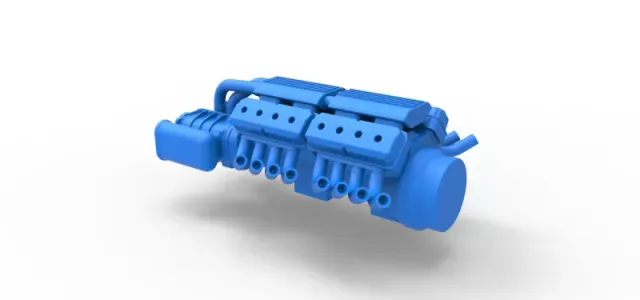 Diecast engine 2 V8 Version 7 Scale 1:25 — Фото 10 из 20