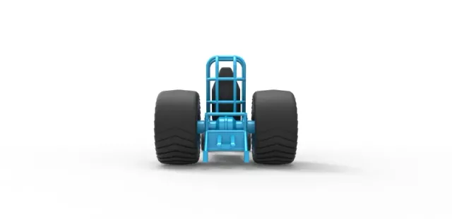 Diecast Chassis of Mini Rod pulling tractor Scale 1 to 25 — Фото 11 из 31