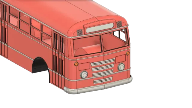1:14 Ford 49B Bus TAMIYA RC MODELLBAU — Image 5 of 15