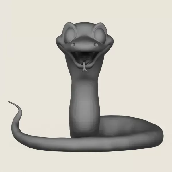 Snake Toy Print Ready 3D Model — Image 2 of 5
