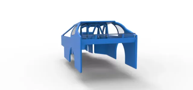 Shell of Northeast Dirt Modified stock car Version 2 Scale 1:25 — Фото 11 из 24