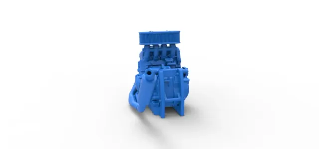 Engine of 600 Micro sprint car Scale 1:25 — Image 9 of 21
