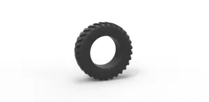 Diecast pulling tractor rear tire 10 Scale 1:25