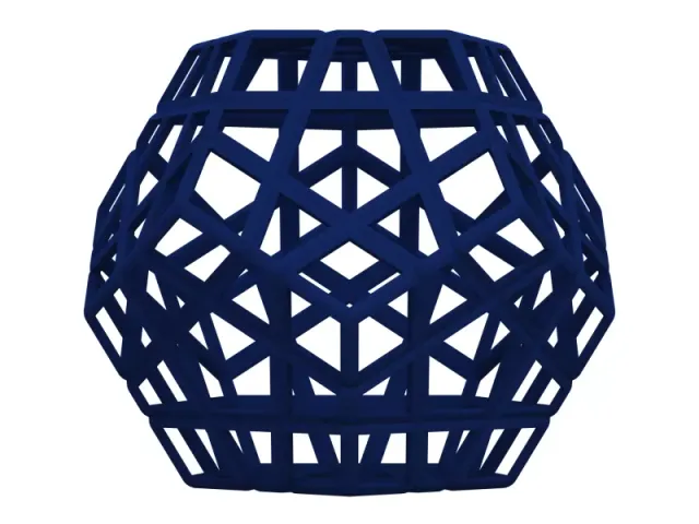 Wireframe Shape Geometric Megaminx Cube — Фото 2 из 6