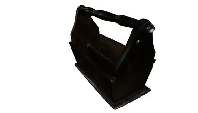 Basket with Wooden Texture — Image 2 of 4