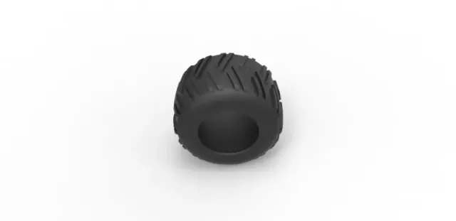 Diecast old school pulling truck tire 3 Scale 1:25 — Image 6 of 9