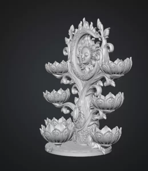 Celestial Sun and Moon Organizer STL File for 3D Print — Фото 14 из 17