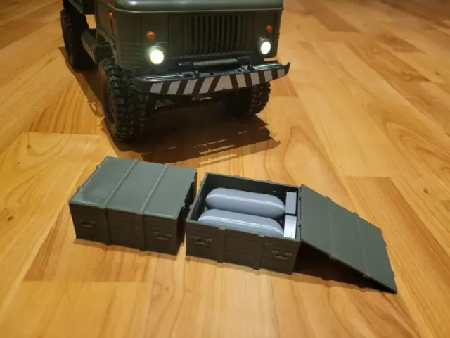 BOX WITH AIRPLANE BOMB FOR WPL RC TRUCKS IN 1:16 SCALE — Фото 5 из 7