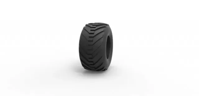 Diecast offroad tire 3 Scale 1 to 25 — Фото 3 из 8