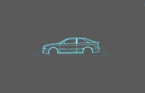 Audi - 90 Type 89 Wall Art