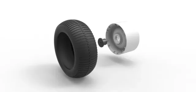 Diecast Wheel from vintage monster truck 1:25 — Фото 11 из 12